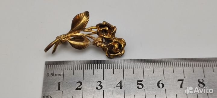 Брошь винтажная 1960-1980-е гг. №28 224 Размер и с