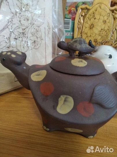 Чайник заварочный из исинской глины