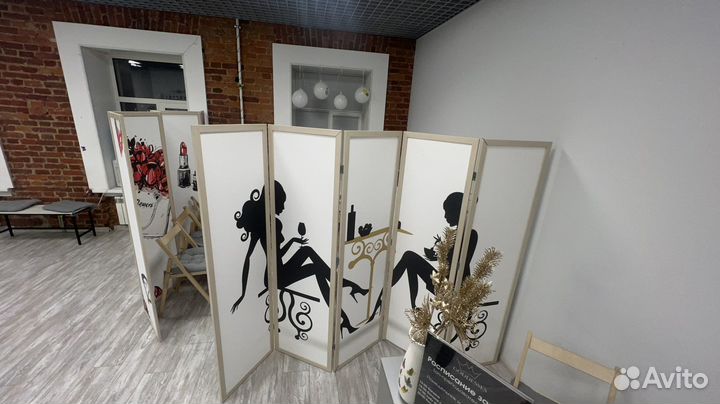 Ширма перегородка деревянная бу