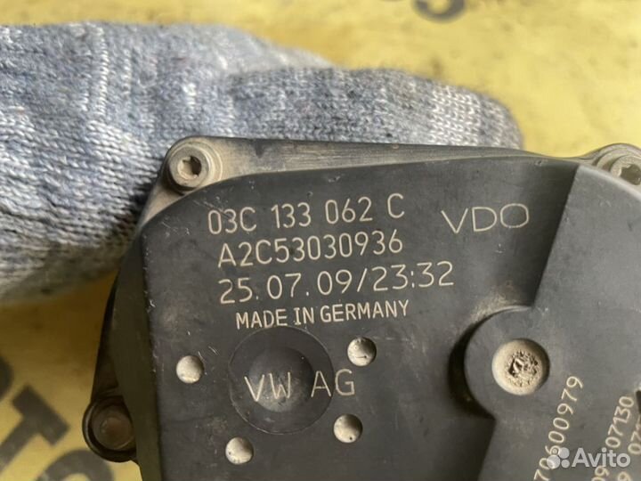 Заслонка дроссельная VW Polo