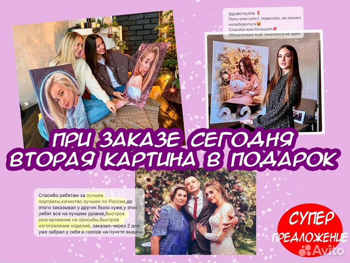 Картины на холсте по фото