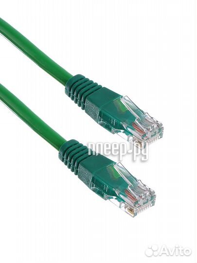 ExeGate UTP cat.5e 0.5m Green 258383
