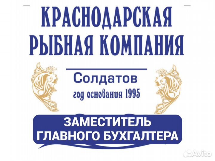 Заместитель главного бухгалтера в крк