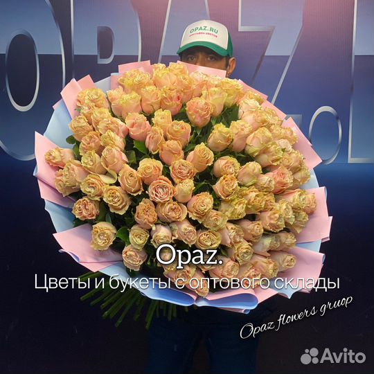 Букет 101 роза Эквадор 70см