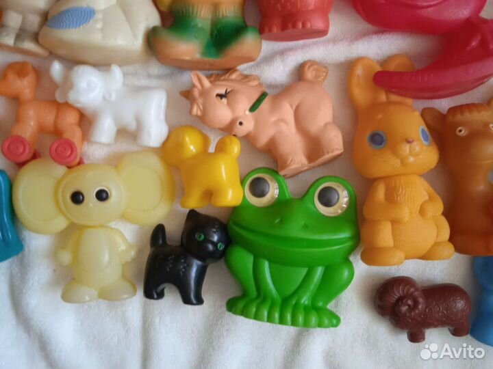 Игрушки ссср. Пластик и резина