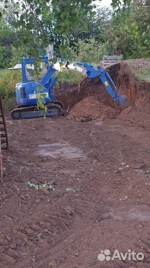 Услуги мини-экскаватора