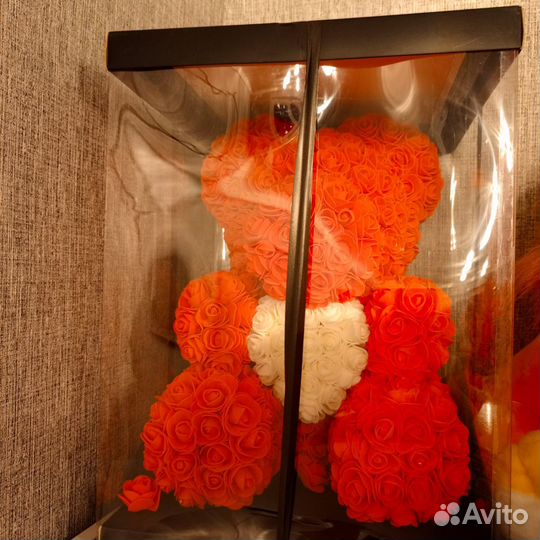 Мишка из роз