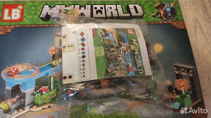 Lego реплика фирмы my world Minecraft