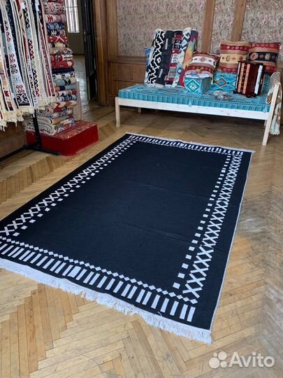 Ковер комнатный безворсовый хлопковый 160х250