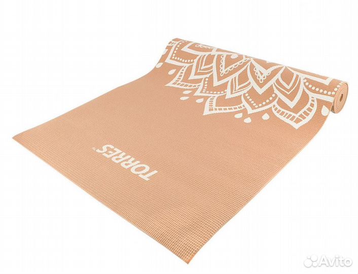 Коврик для йоги Torres Relax пудровый