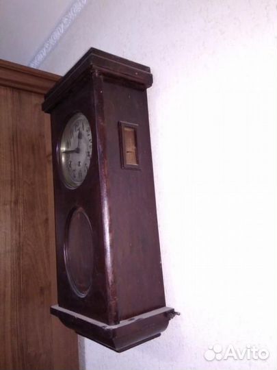 Большие старые настенные Часы Mauthe. 1920е годы