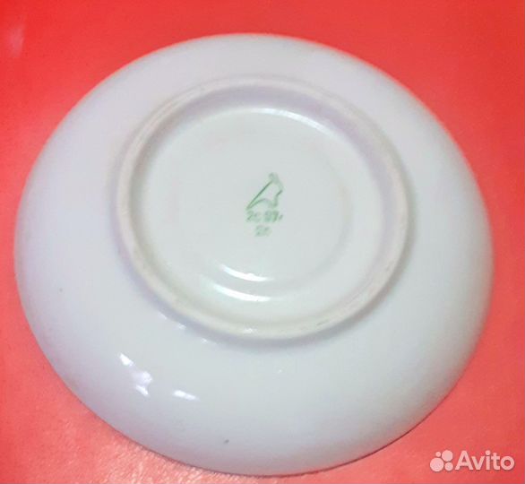 Блюдце дулево от сервиза Весенний