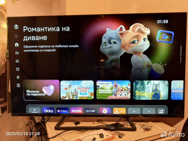 Телевизор SMART tv 43 новый