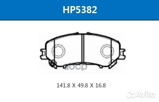 Колодки тормозные дисковые передние nissan qashqai