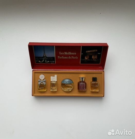 Набор миниатюр духов винтаж 5 шт Turbulences