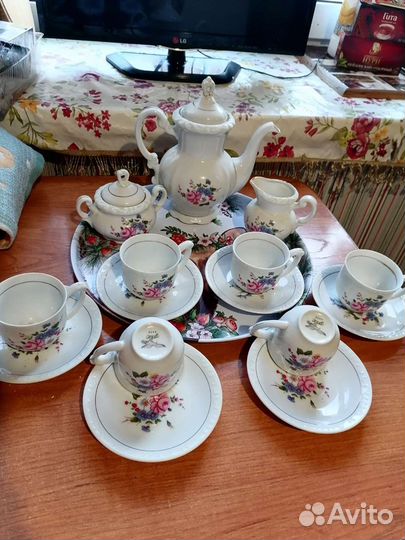 Кофейный сервиз СССР фарфор