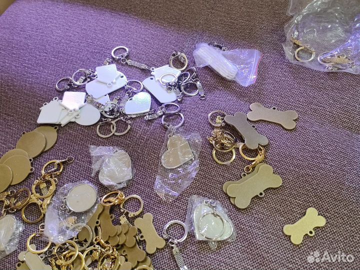 Брелки под сублимацию 50шт