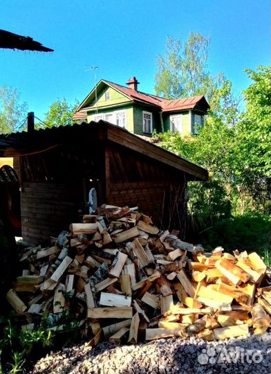 Дрова колотые сухие