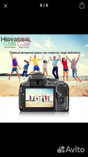 Защитное стекло для Nikon 5300, 5500, 5600