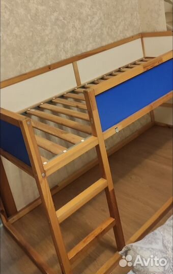 Двухъярусная детская кровать IKEA Кюра