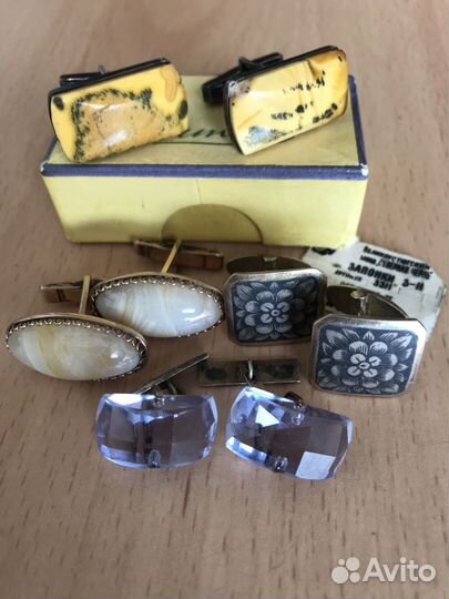 Серебро запонки серебро СССР