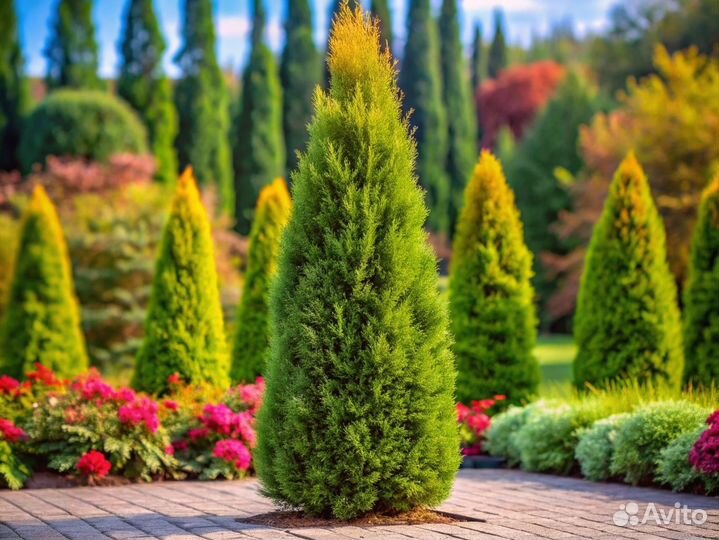 Туя свежей копки 337см