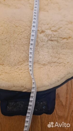 Меховой конверт на овчине 100 на 82