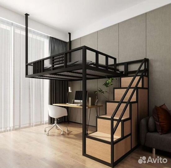 Кровать чердак