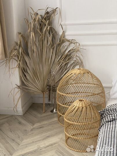 Плетеные абажуры