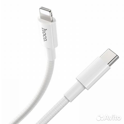 Кабель hoco X56 Type-c to Lightning 3.0 20W (белы