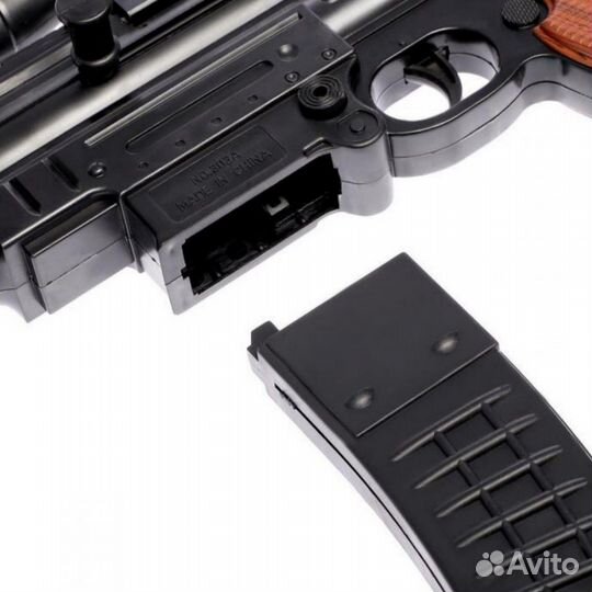 Детский автомат с лазерным прицелом на сошках,нов