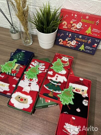 Подарочны набор новогодних носочков