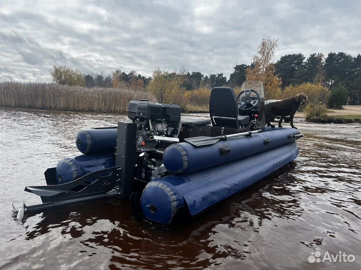 Лодка Болотоход Бриз 430