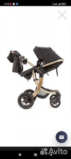 Коляска 2 в 1 Uwish Avella Gold