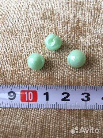 СССР Перламутр Пуговицы Коллекционные Стекло