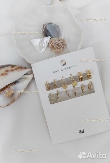 Серьги hm