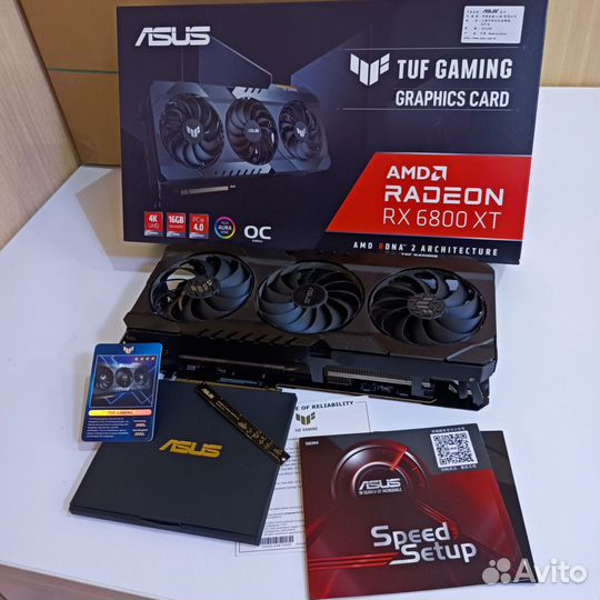 Видеокарта Asus RX 6800 XT TUF Gaming OC Edition