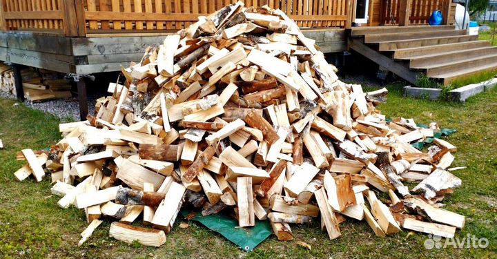 Дрова Ольха от 1 куба с доставкой в Выборге любого