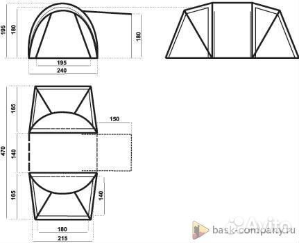 Новая палатка bask shuttle