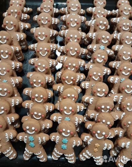 Пряники имбирные человечки