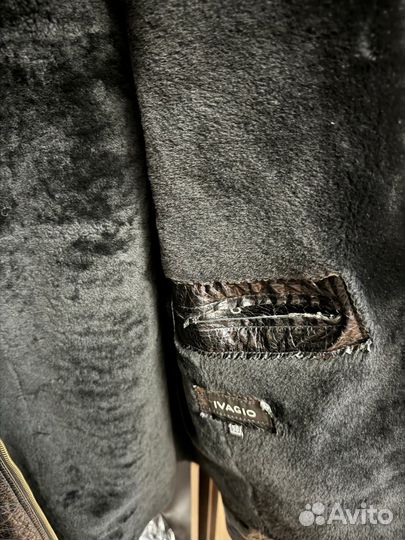 Кожаная куртка мужская 52 54