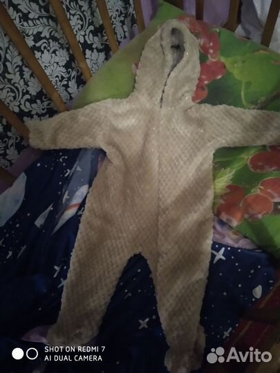 Комбинезон плюшевый 68 -74