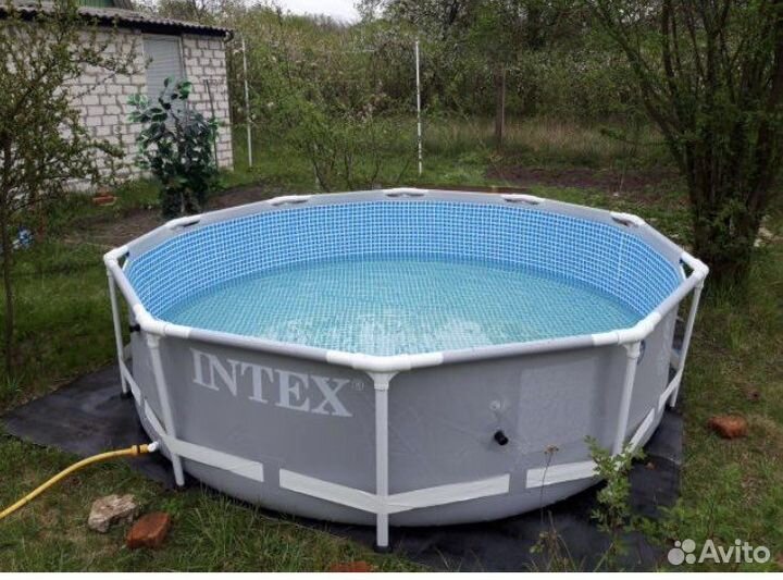 Бассейн новый каркасный intex