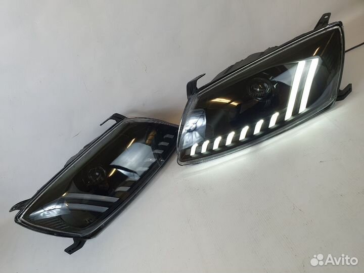 Тюнинг фары Лада Гранта в стиле Ауди Bi-линзы