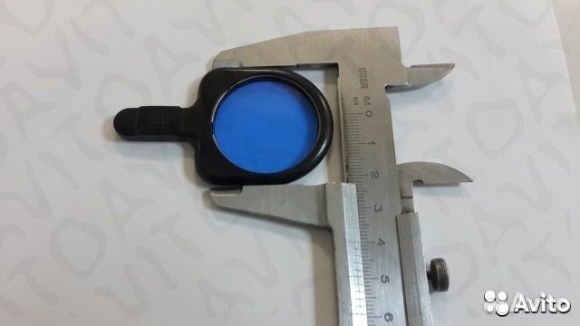 Микроскоп, светофильтр CC1 ломо СССР д40мм