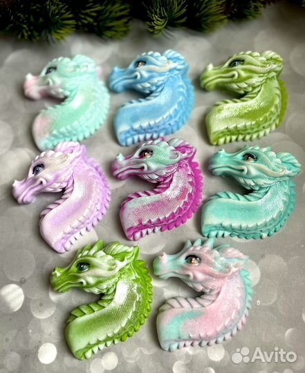 Мыло ручной работы дракон