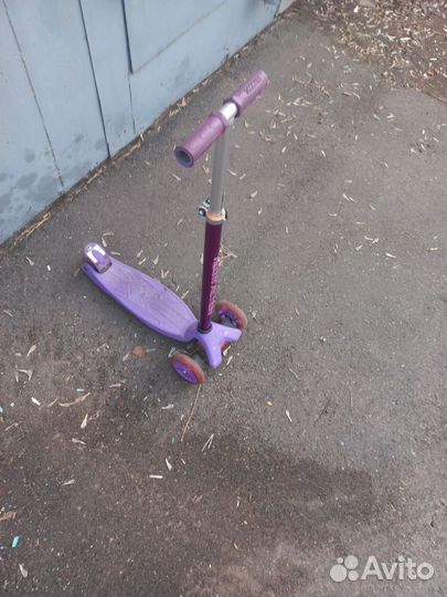 Самокат детский трехколесный бу