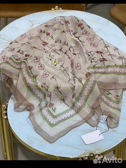 Платок на голову и шею шифон