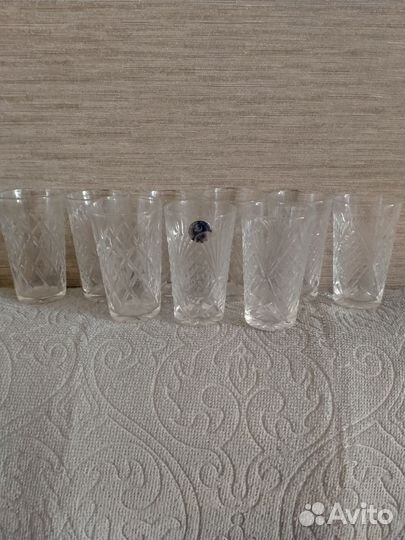 Хрустальные стопки и рюмки