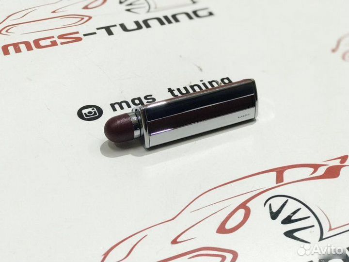 Табличка под номер телефона в авто (бордовая)